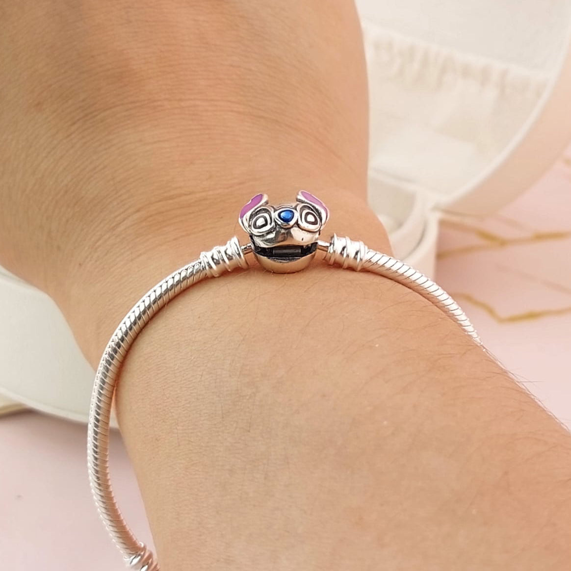 Pulsera Charms Rígida Plata 925 27099