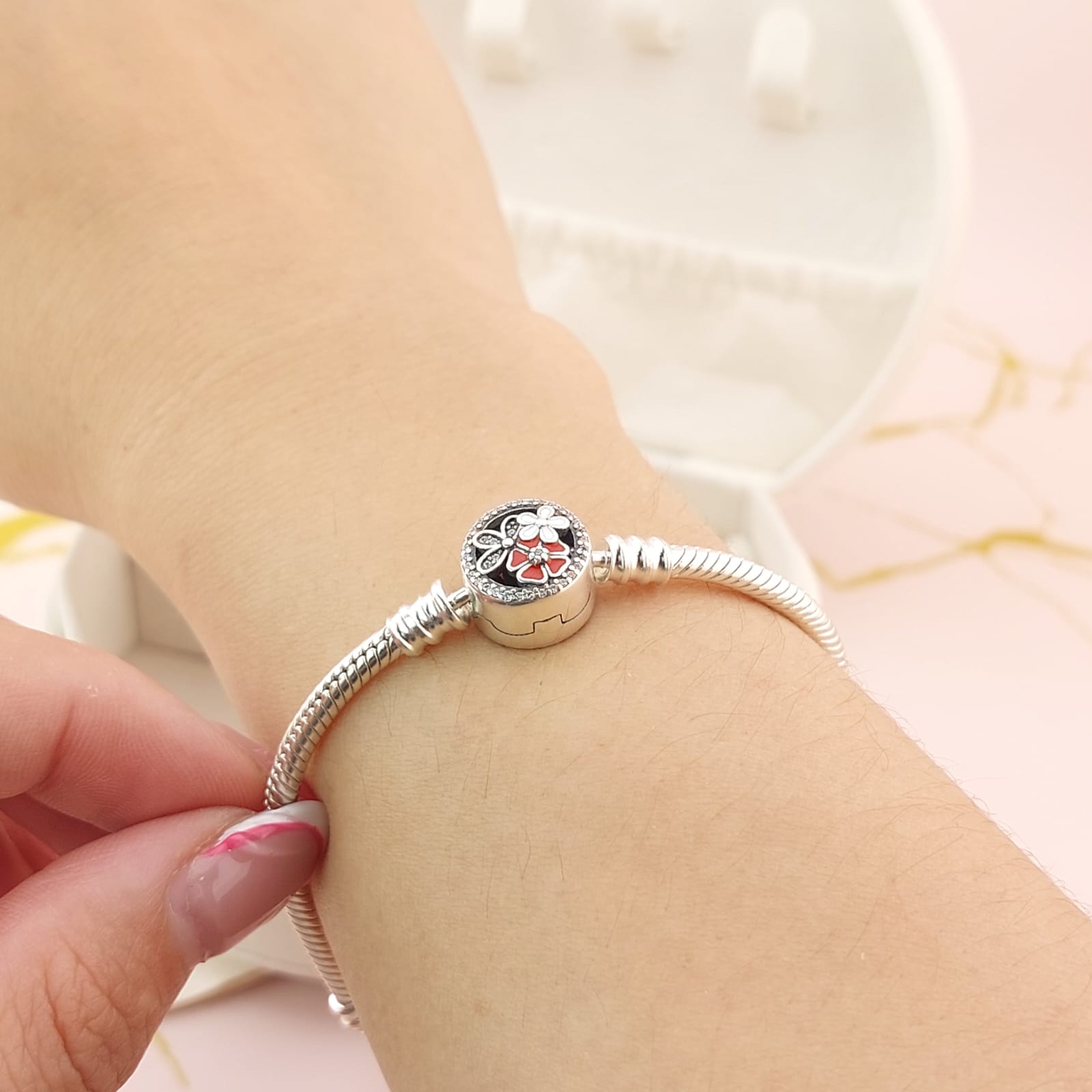 Pulsera Charms Rígida Plata 925 27097