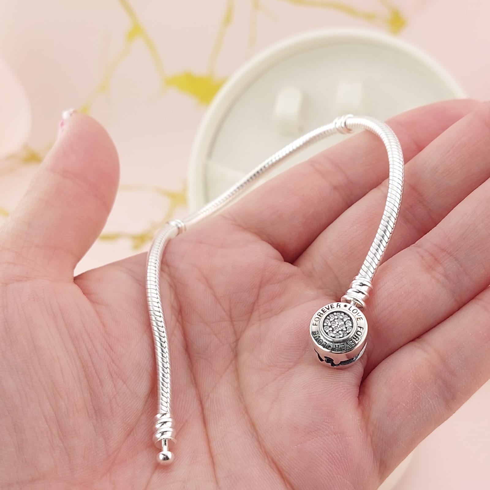 Pulsera Charms Rígida Plata 925 27096