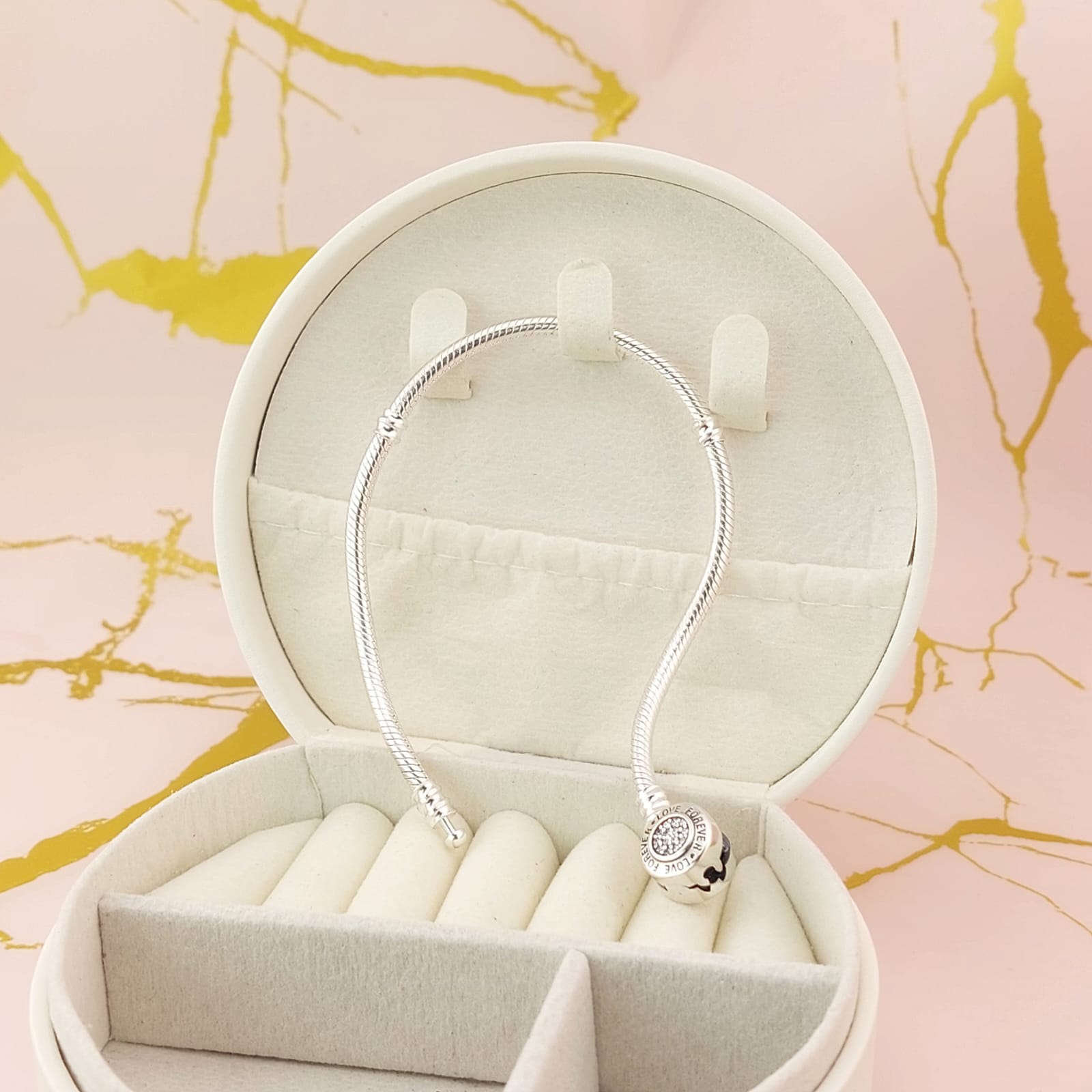 Pulsera Charms Rígida Plata 925 27096