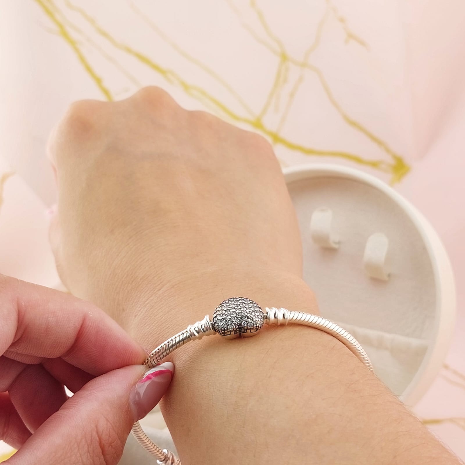Pulsera Charms Rígida Plata 925 27093