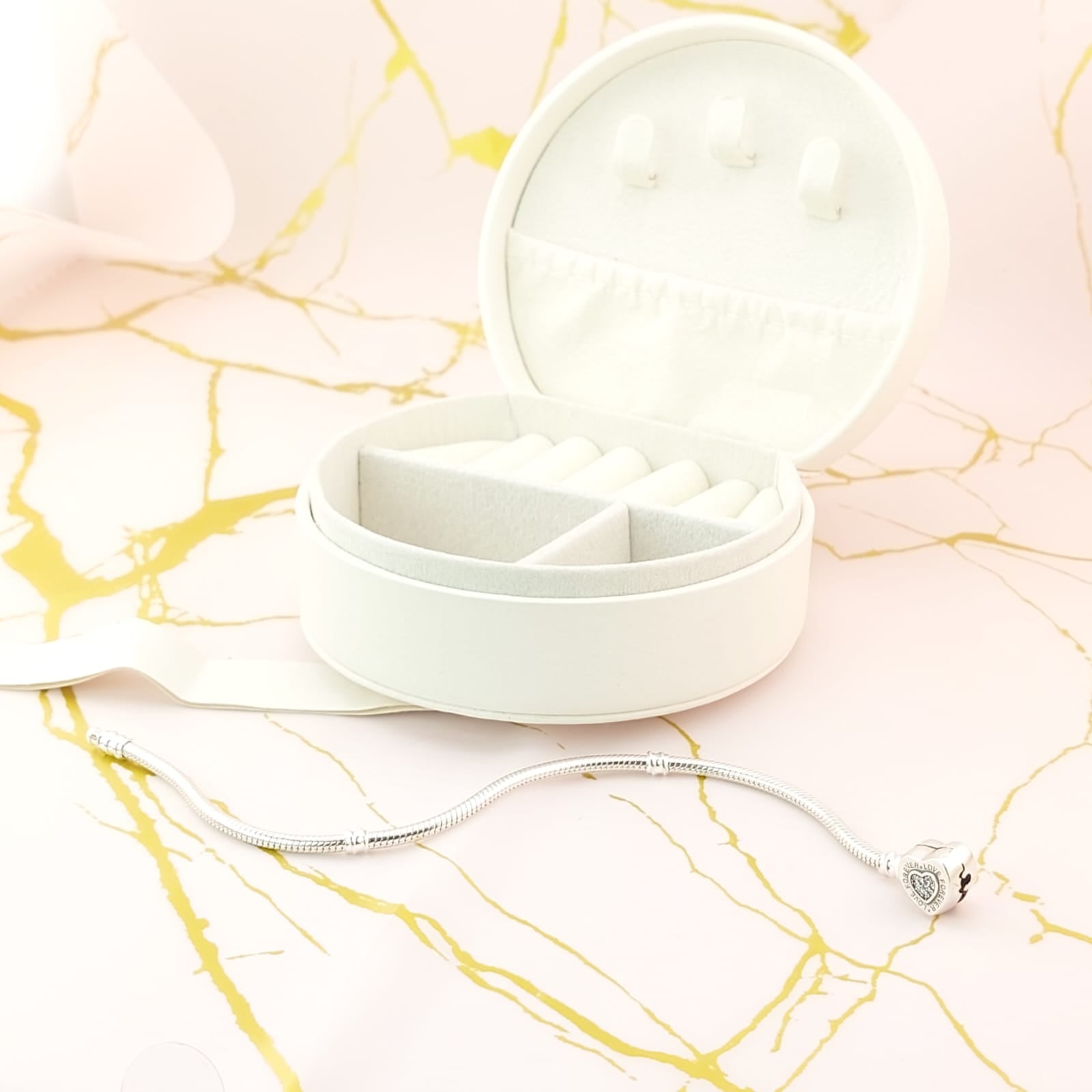 Pulsera Charms Rígida Plata 925 27094