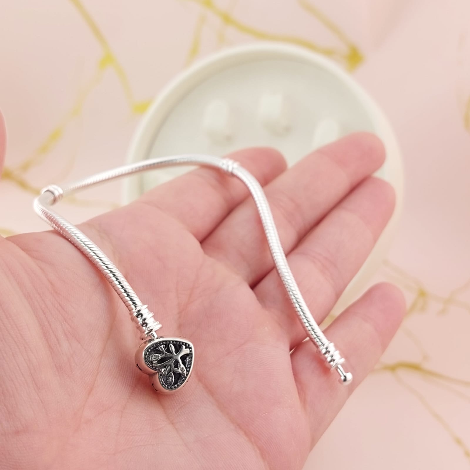 Pulsera Charms Rígida Plata 925 27101