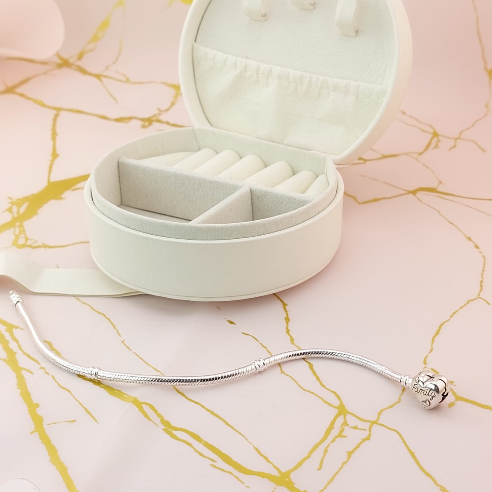 Pulsera Charms Rígida Plata 925 27101