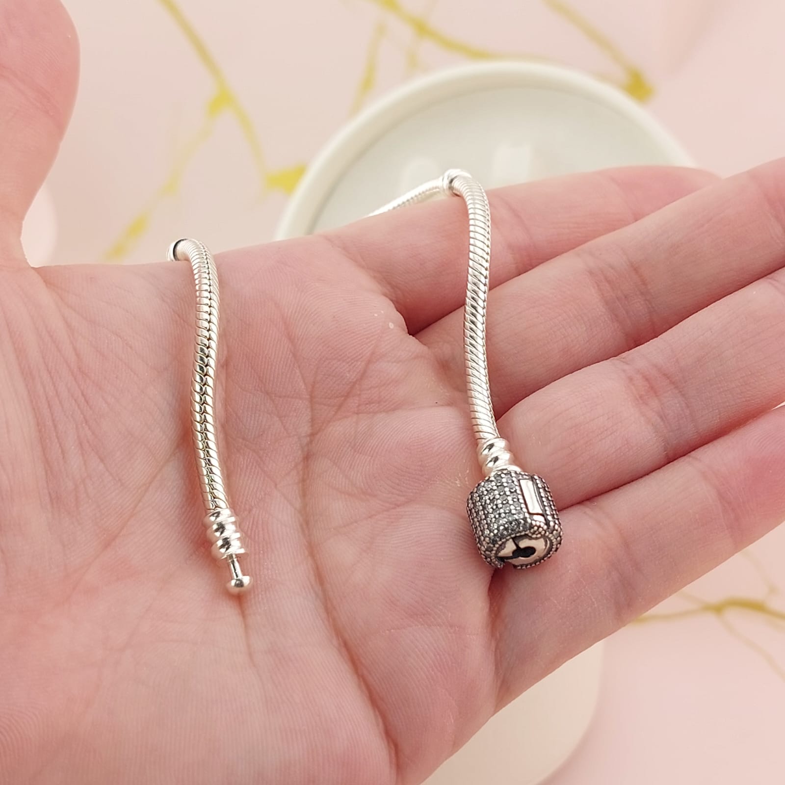 Pulsera Charms Rígida Plata 925 27098