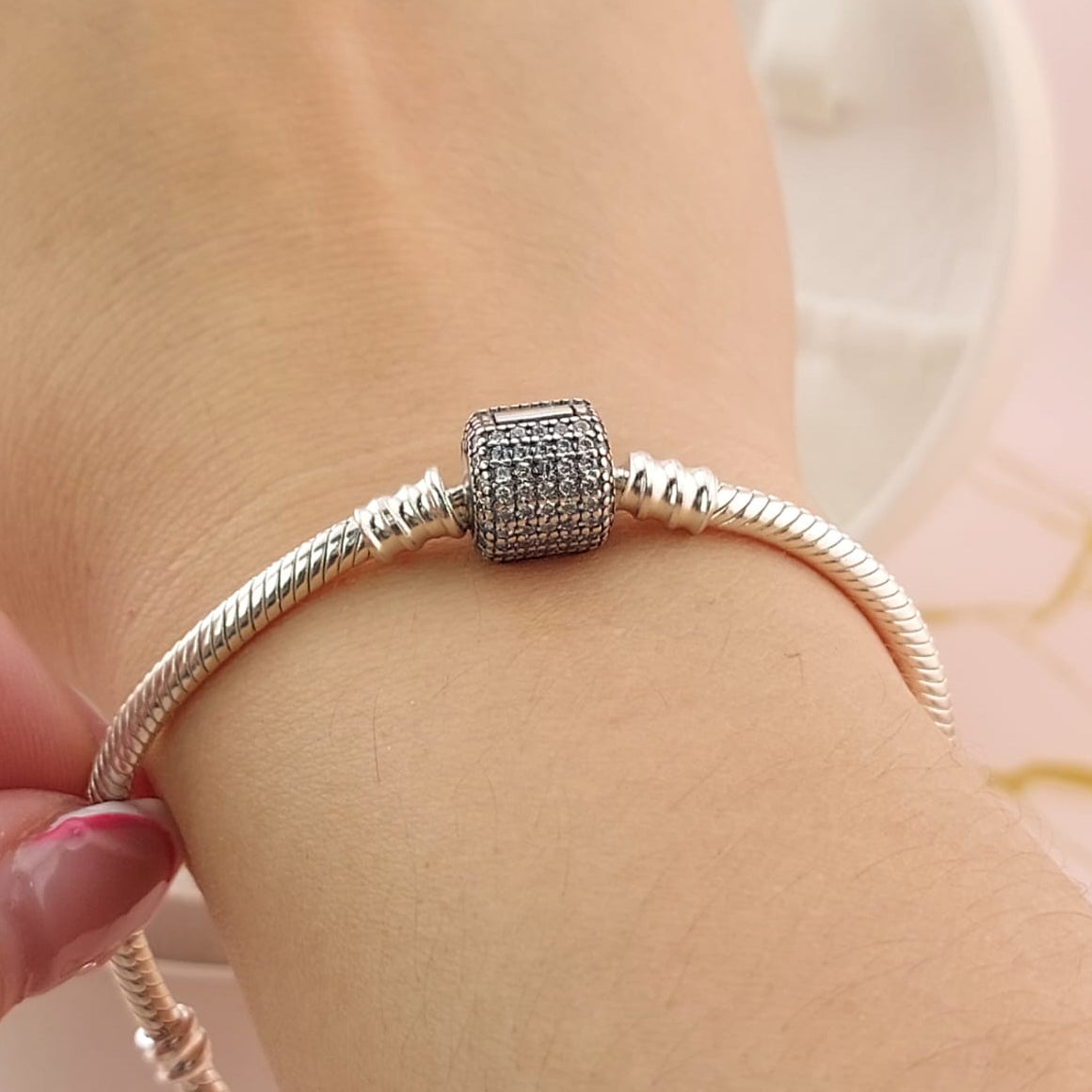 Pulsera Charms Rígida Plata 925 27098