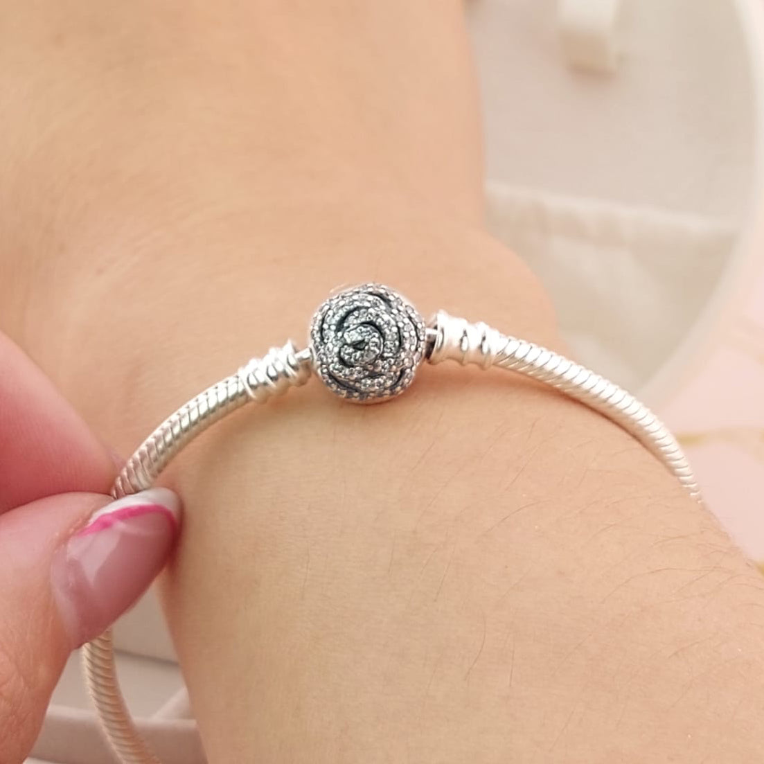 Pulsera Charms Rígida Plata 925 27100