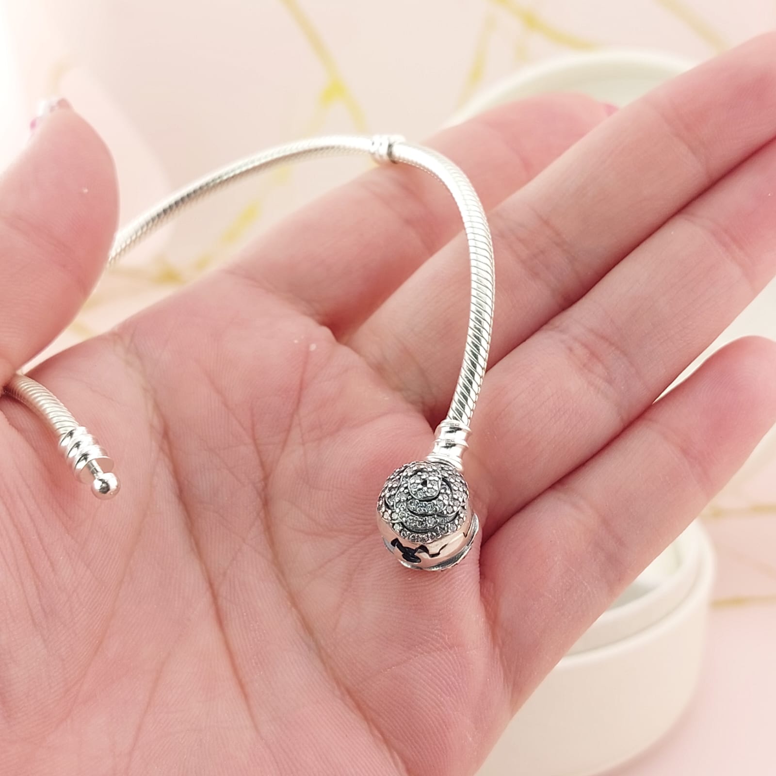 Pulsera Charms Rígida Plata 925 27100