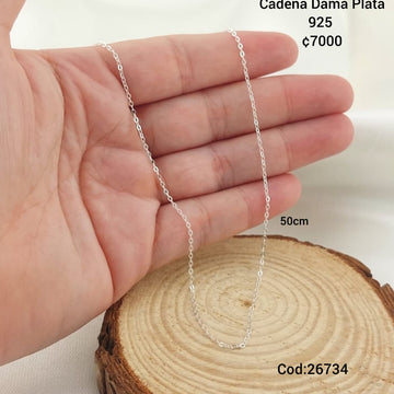 Cadena Dama 45CM Plata 925 26734