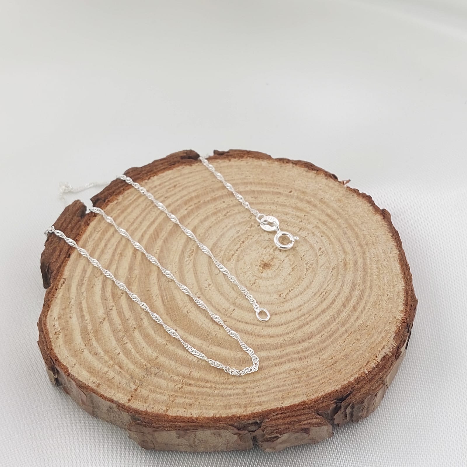Cadena Singapur 45cm/1mm Plata 925 27203