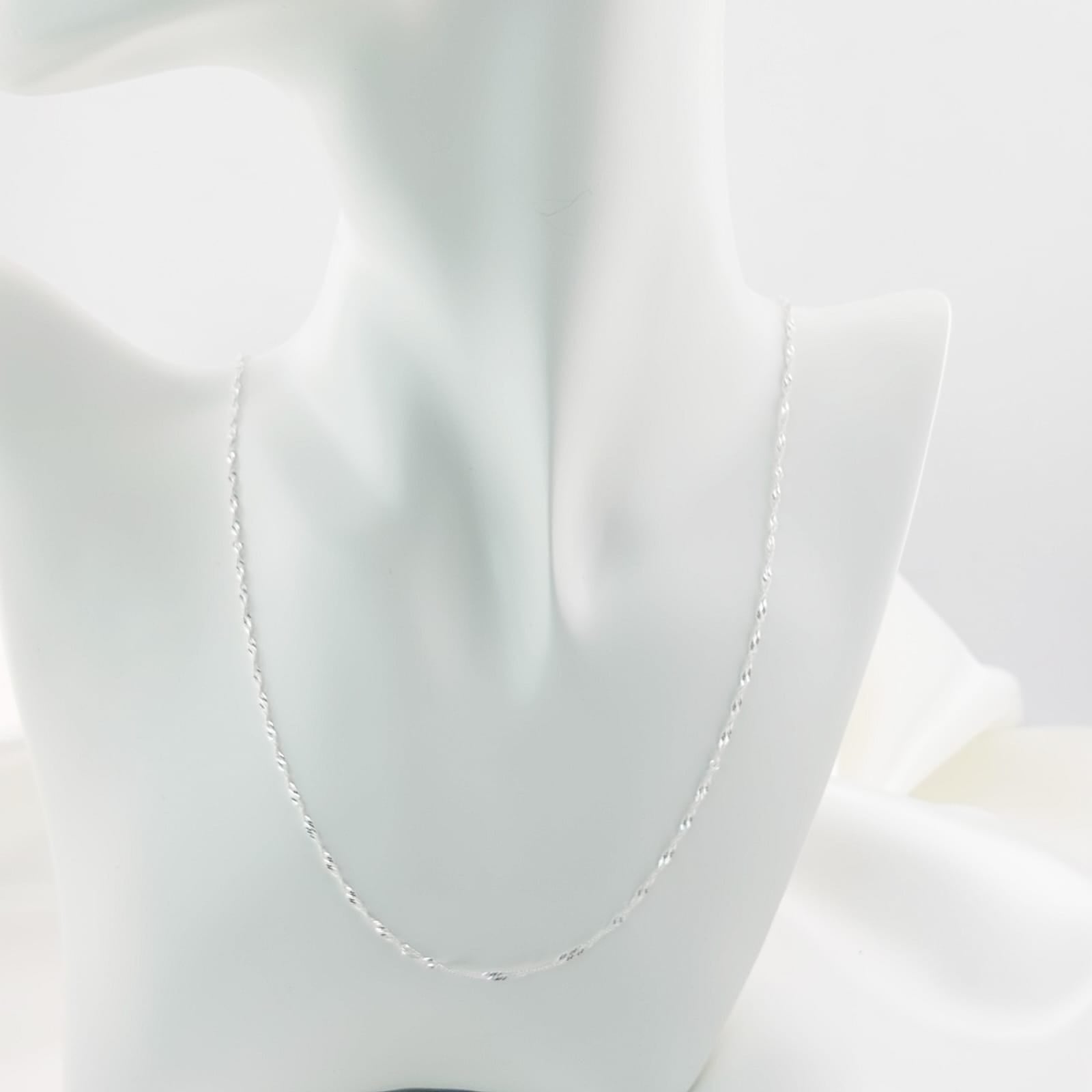 Cadena Singapur 50cm/2mm Plata 925 27204