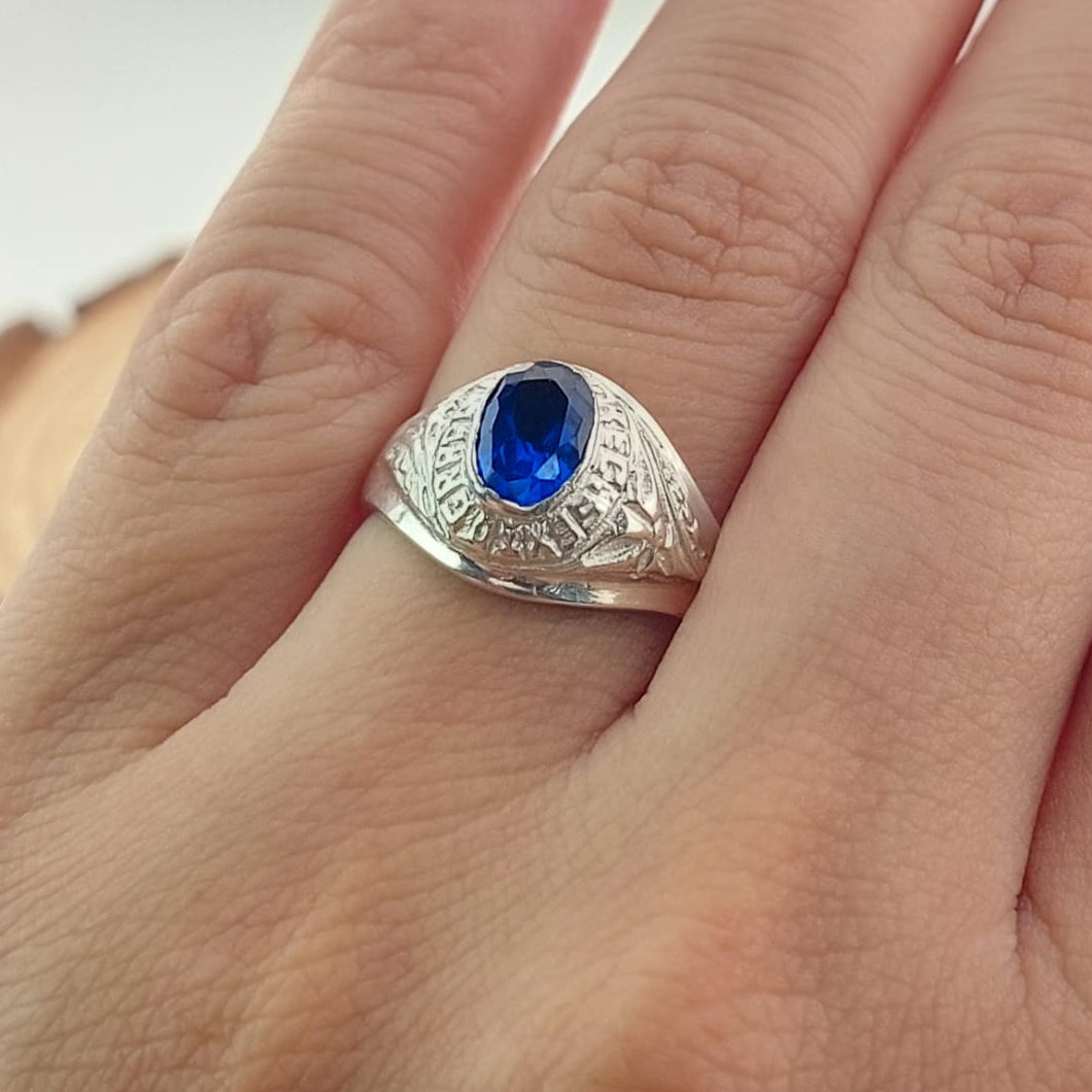 Anillo Graduación Sexto Plata 925 27206
