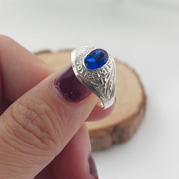 Anillo Graduación Sexto Plata 925 27206