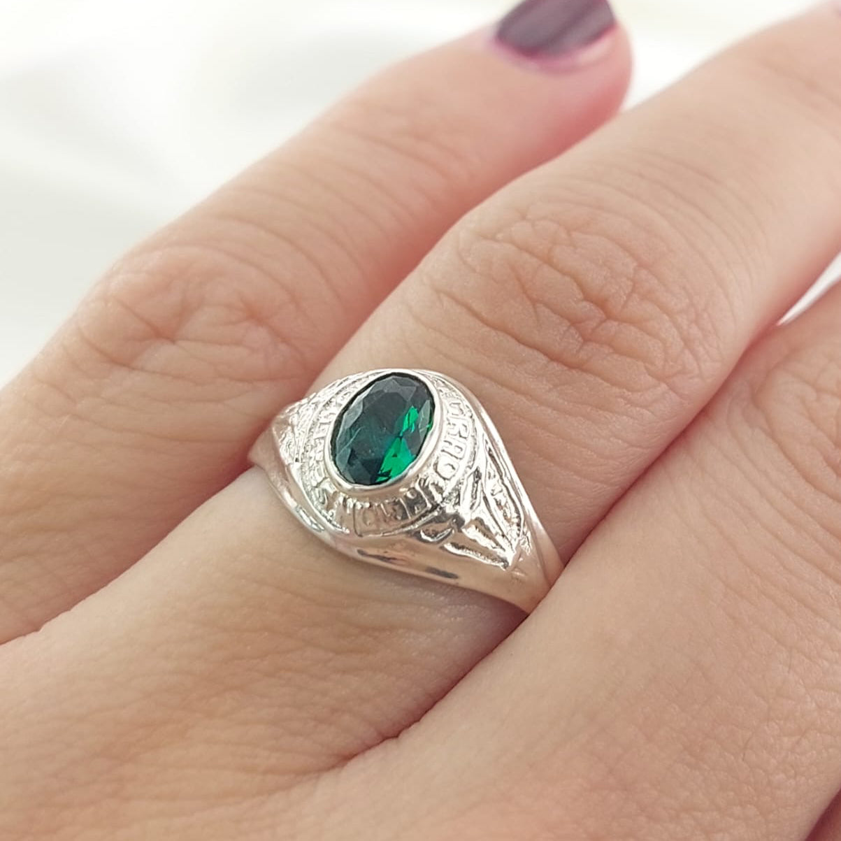 Anillo Graduación Sexto Plata 925 27214