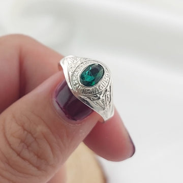 Anillo Graduación Sexto Plata 925 27214