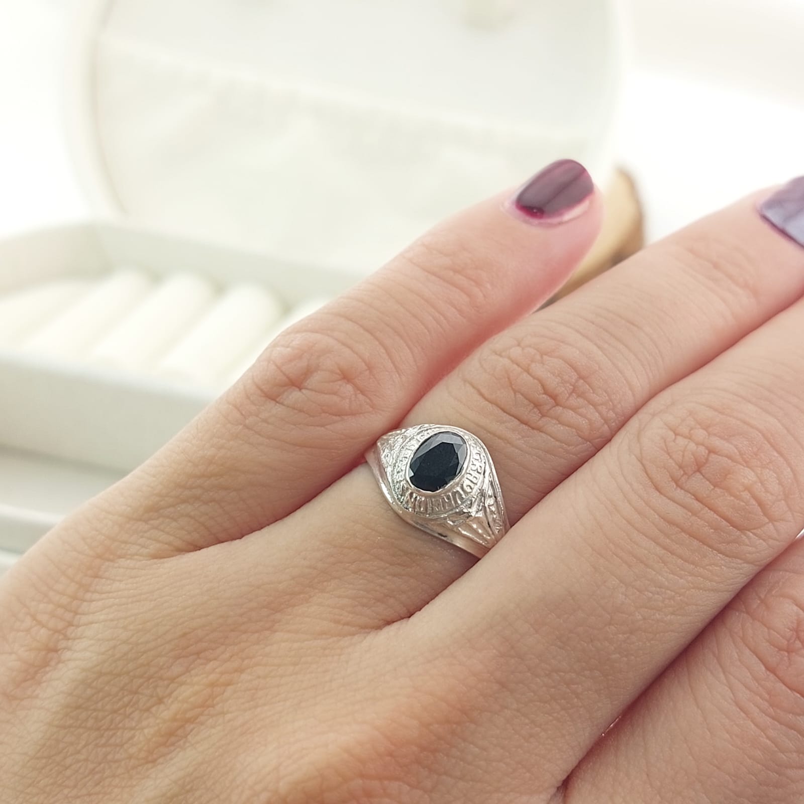 Anillo Graduación Plata 925 27211