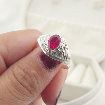 Anillo Graduación Sexto Plata 925 27209