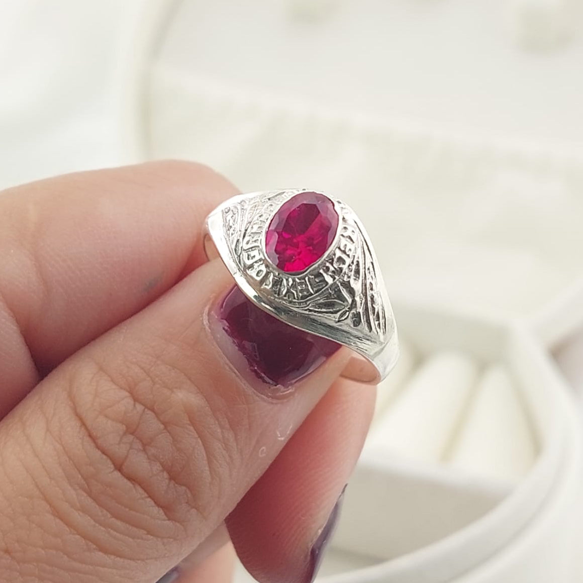 Anillo Graduación Sexto Plata 925 27209
