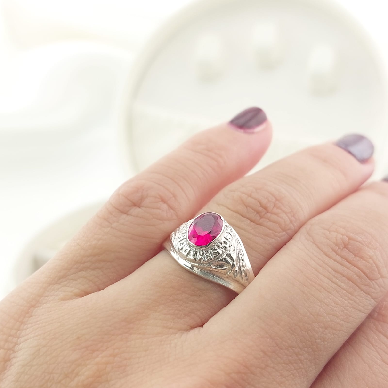 Anillo Graduación Sexto Plata 925 27209