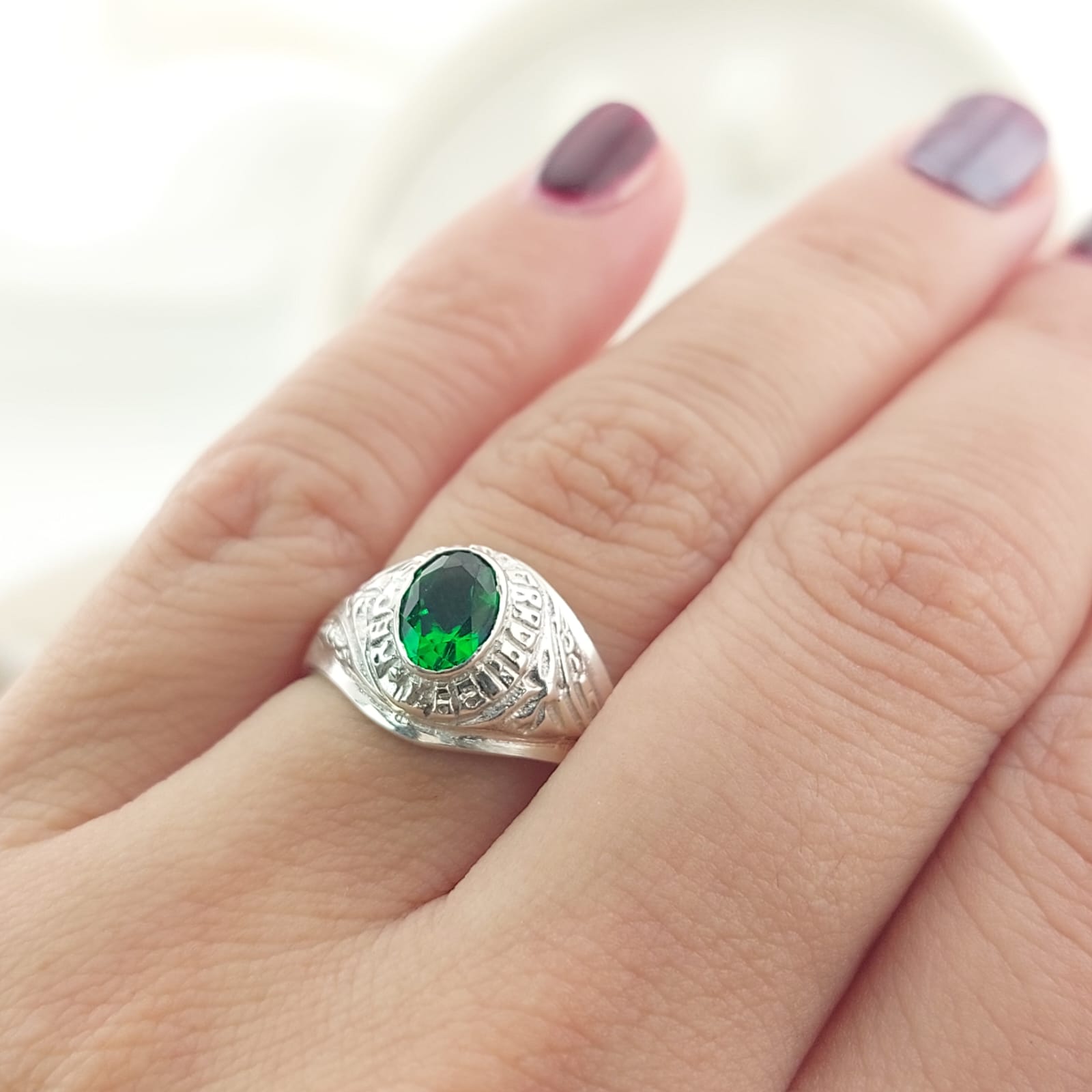 Anillo Graduación Sexto Plata 925 27213