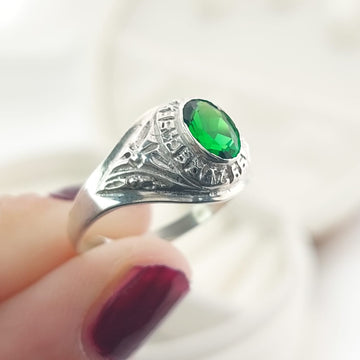 Anillo Graduación Sexto Plata 925 27213