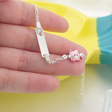 Pulsera Placa 16cm/2mm Plata 925 27233