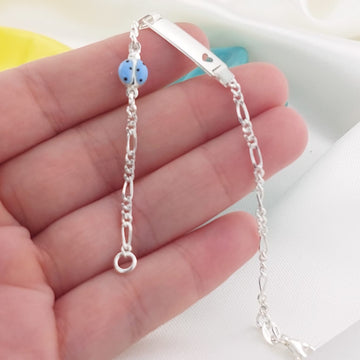 Pulsera Placa 16cm/2mm Plata 925 27234