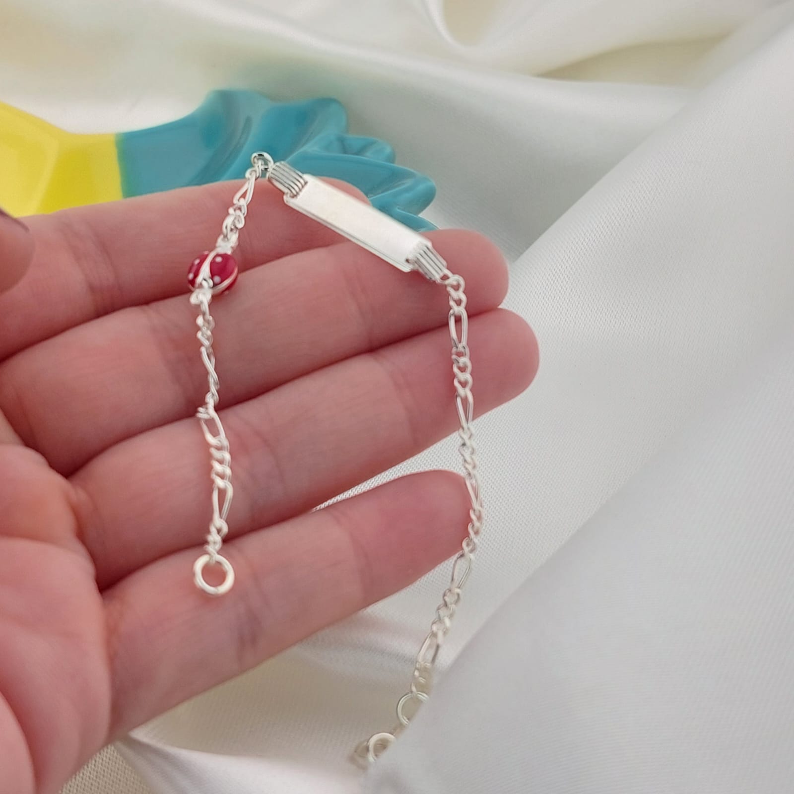 Pulsera Placa 16cm/2mm Plata 925 27235