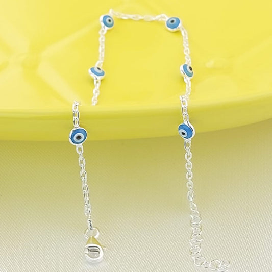 Tobillera Dama 22-24cm Plata 925 27226