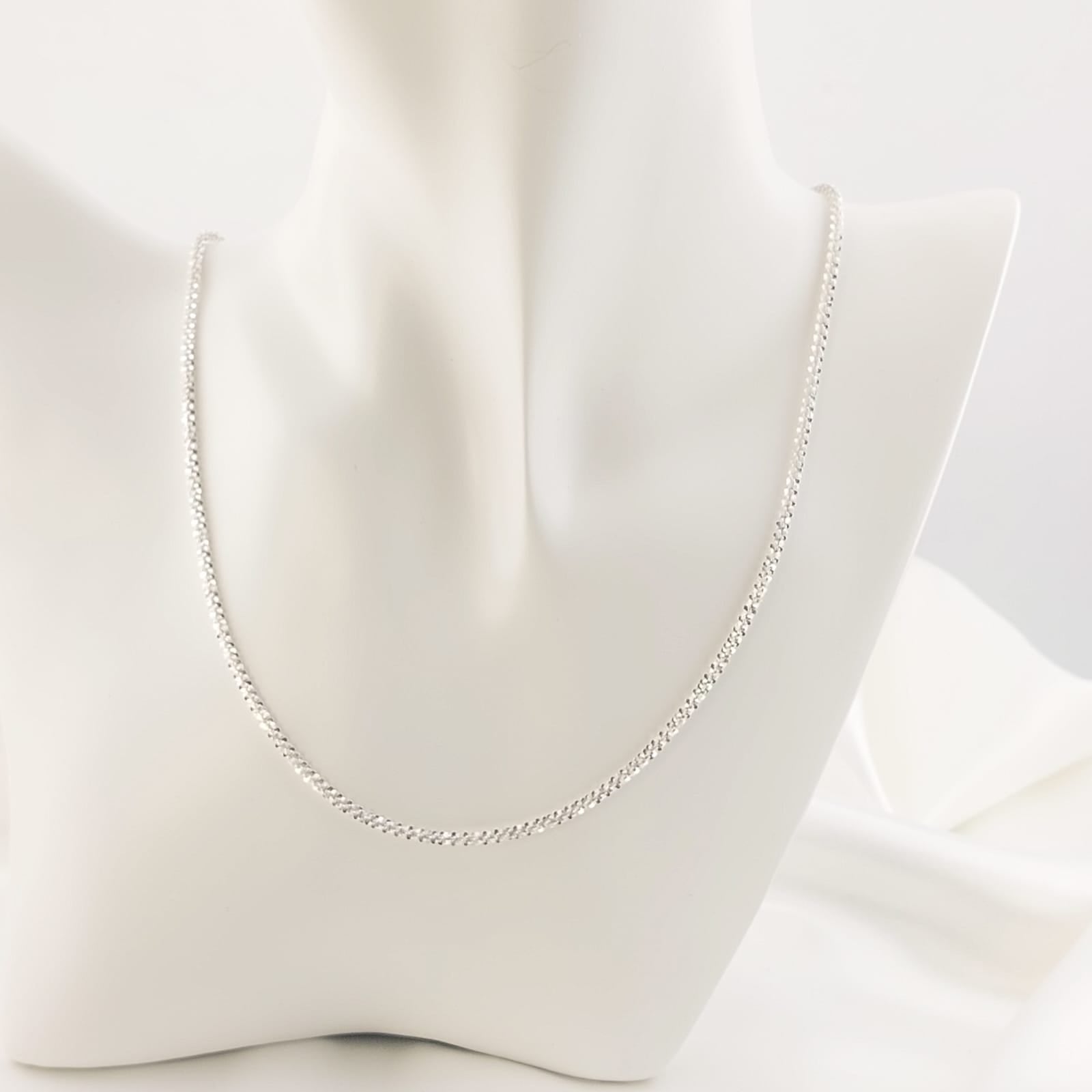 Gargantilla Diamantada 45cm/2.5mm Plata 925 27223