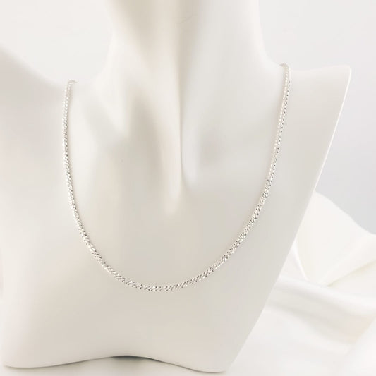 Gargantilla Diamantada 45cm/2.5mm Plata 925 27223