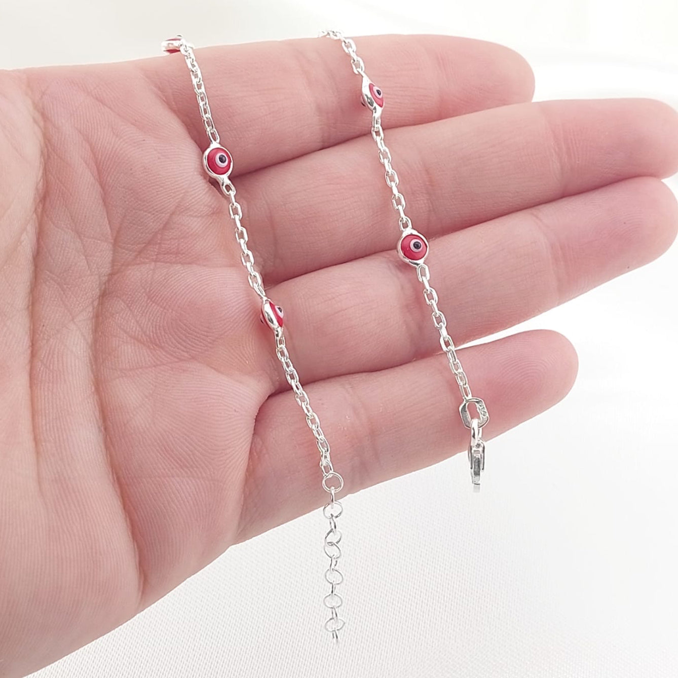 Tobillera Dama 22-24cm Plata 925 27225
