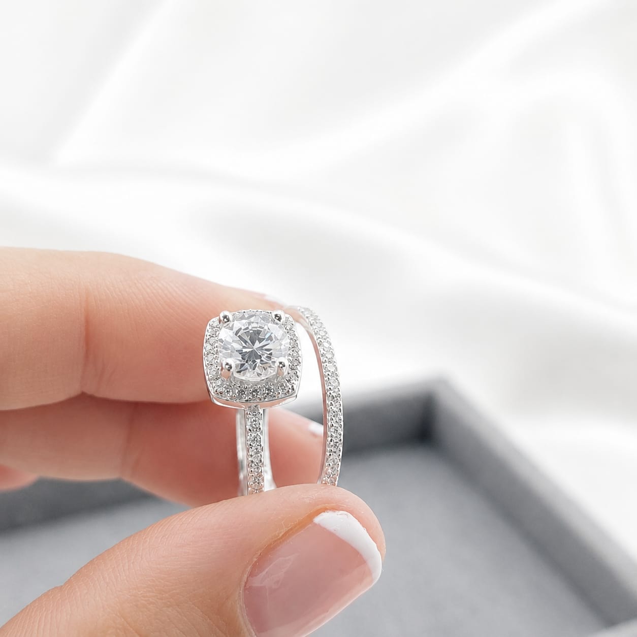 Anillos Dúo Compromiso Plata 925 27257