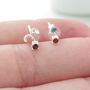 Chispas 2mm Rojo Plata 925 925 27261