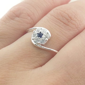Anillo Casual Flor Plata 925 27290