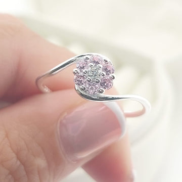 Anillo Casual Flor Plata 925 27291