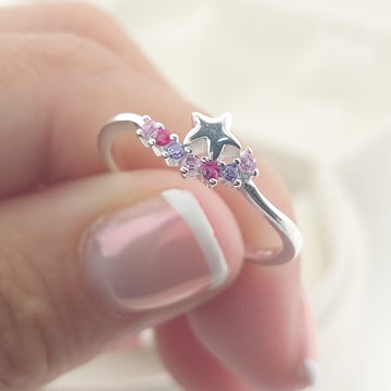 Anillo Casual Estrella Plata 925 27280