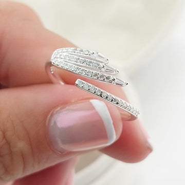 Anillo Casual Rayos Plata 925 27277
