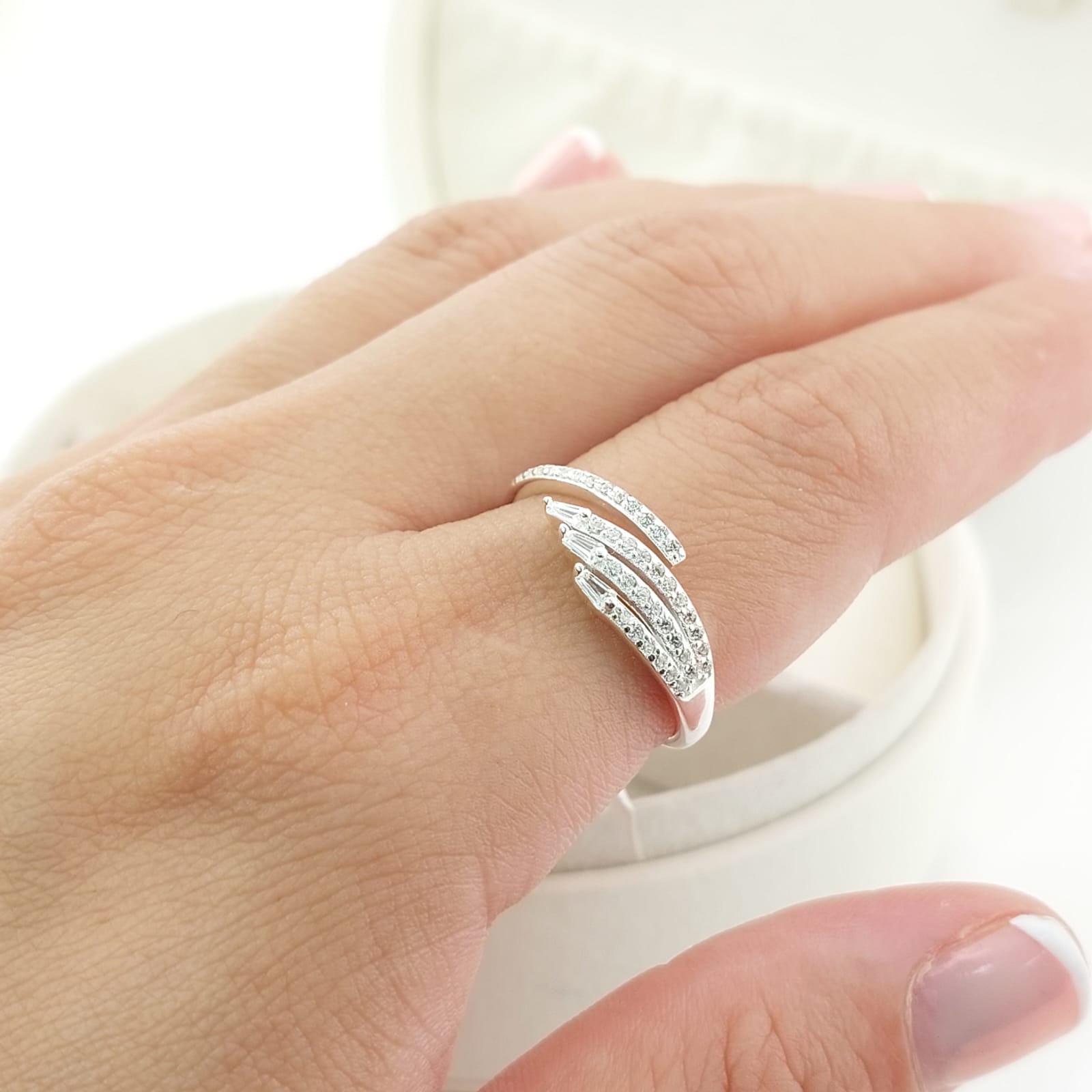 Anillo Casual Rayos Plata 925 27277