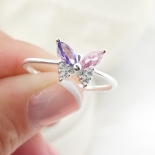 Anillo Casual Mariposa Plata 925 27297