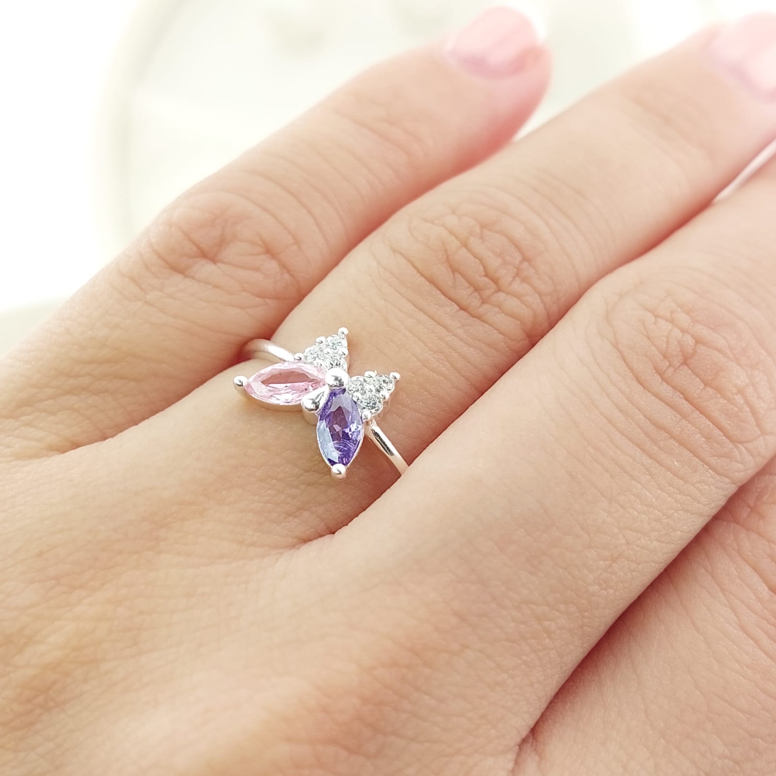 Anillo Casual Mariposa Plata 925 27297
