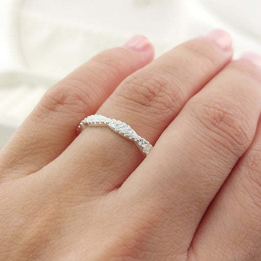 Anillo Casual Dama Plata 925 27299