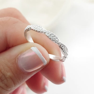 Anillo Casual Dama Plata 925 27299