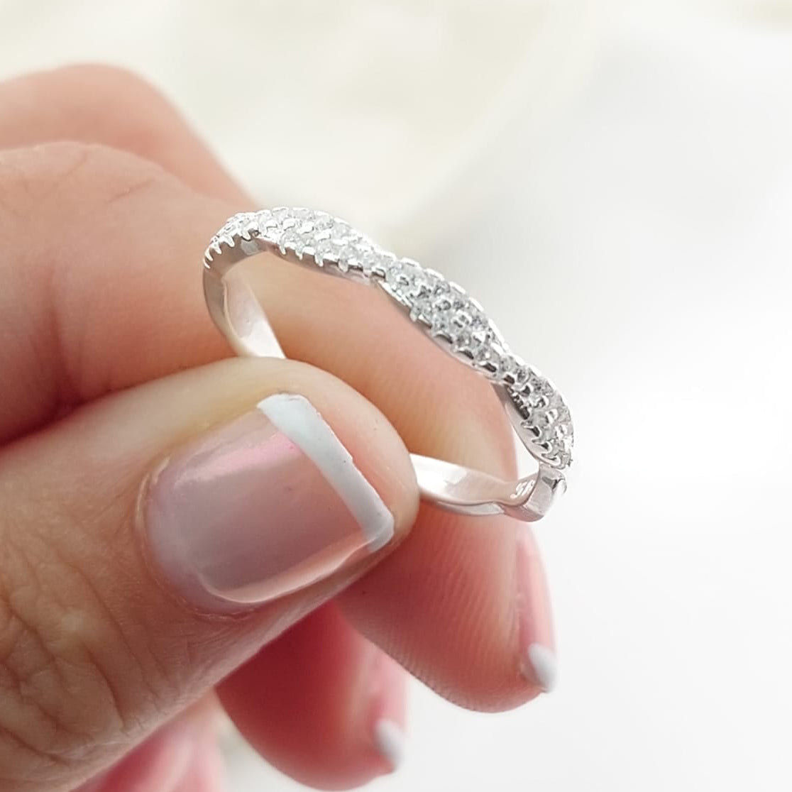 Anillo Casual Dama Plata 925 27299