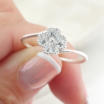 Anillo Casual Dama Plata 925 27304