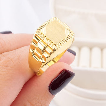 Anillo Hombre Oro 10k Italia 27315