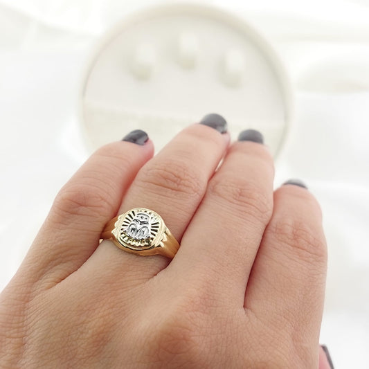 Anillo Hombre Oro 10k Italia 27321