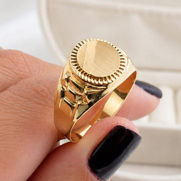 Anillo Hombre Oro 10k Italia 27319
