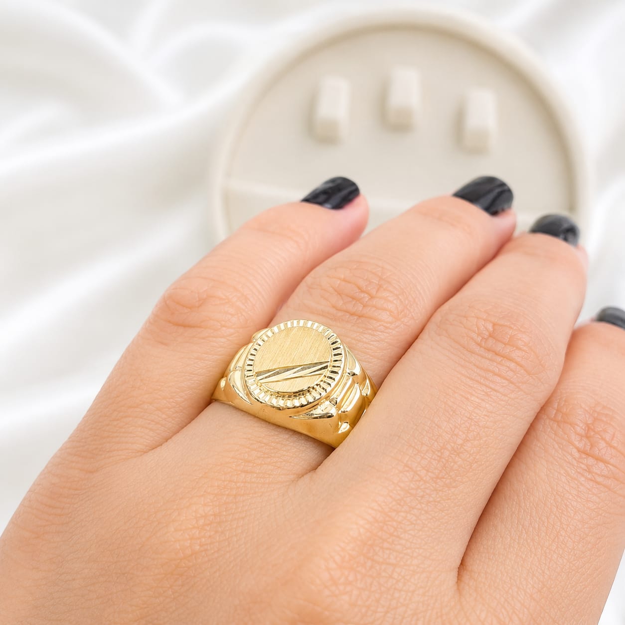 Anillo Hombre Oro 10k Italia 27319
