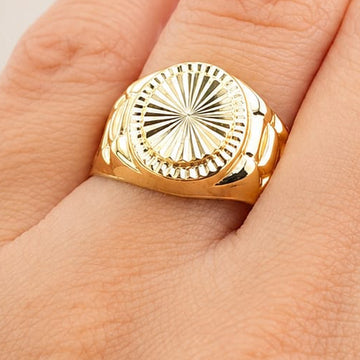 Anillo Hombre Oro 10k Italia 27318